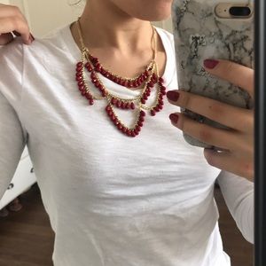 Amrita Singh Ruby Multilayered Necklace